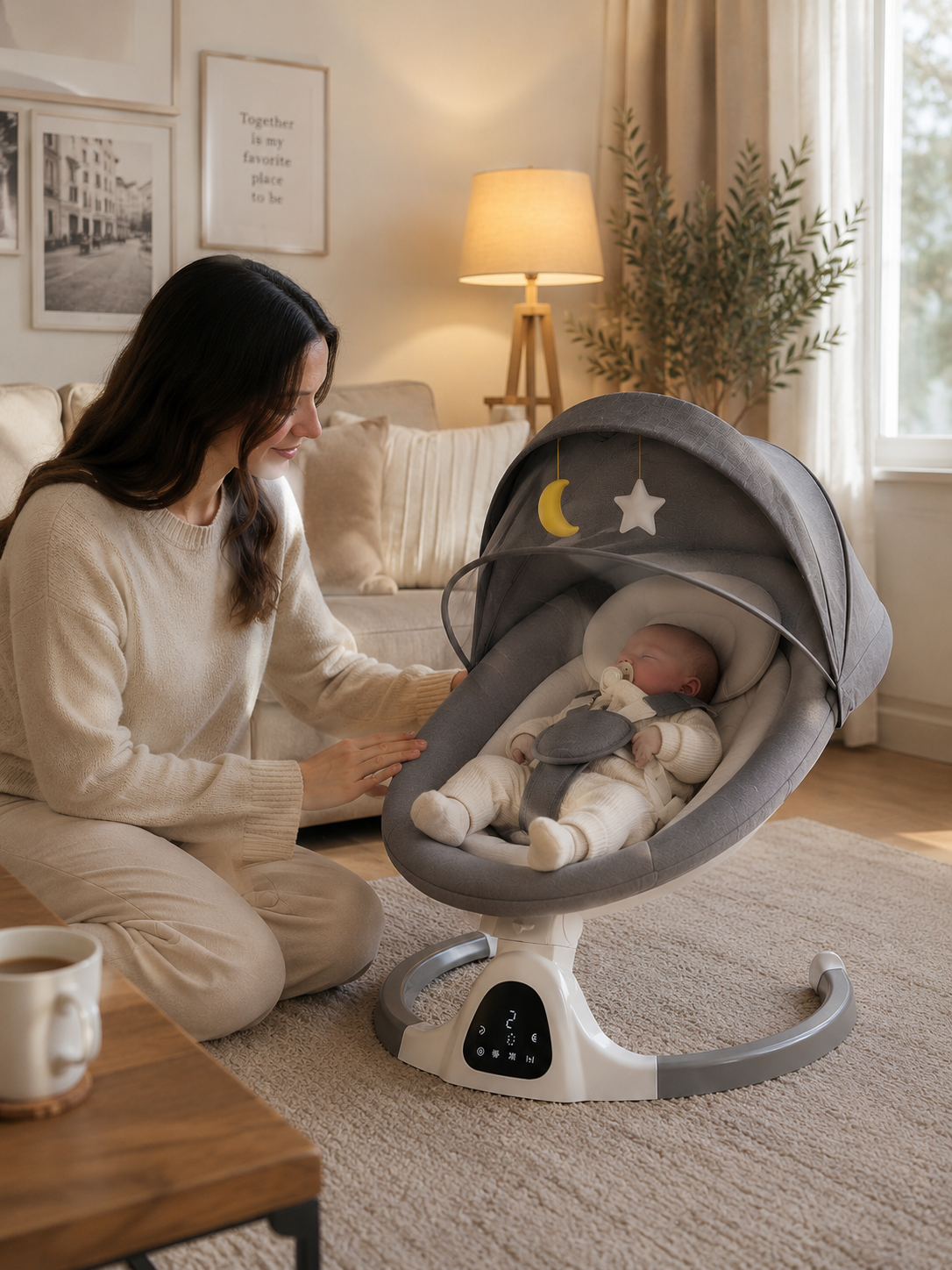 CalmNest™ Electric Baby Swing