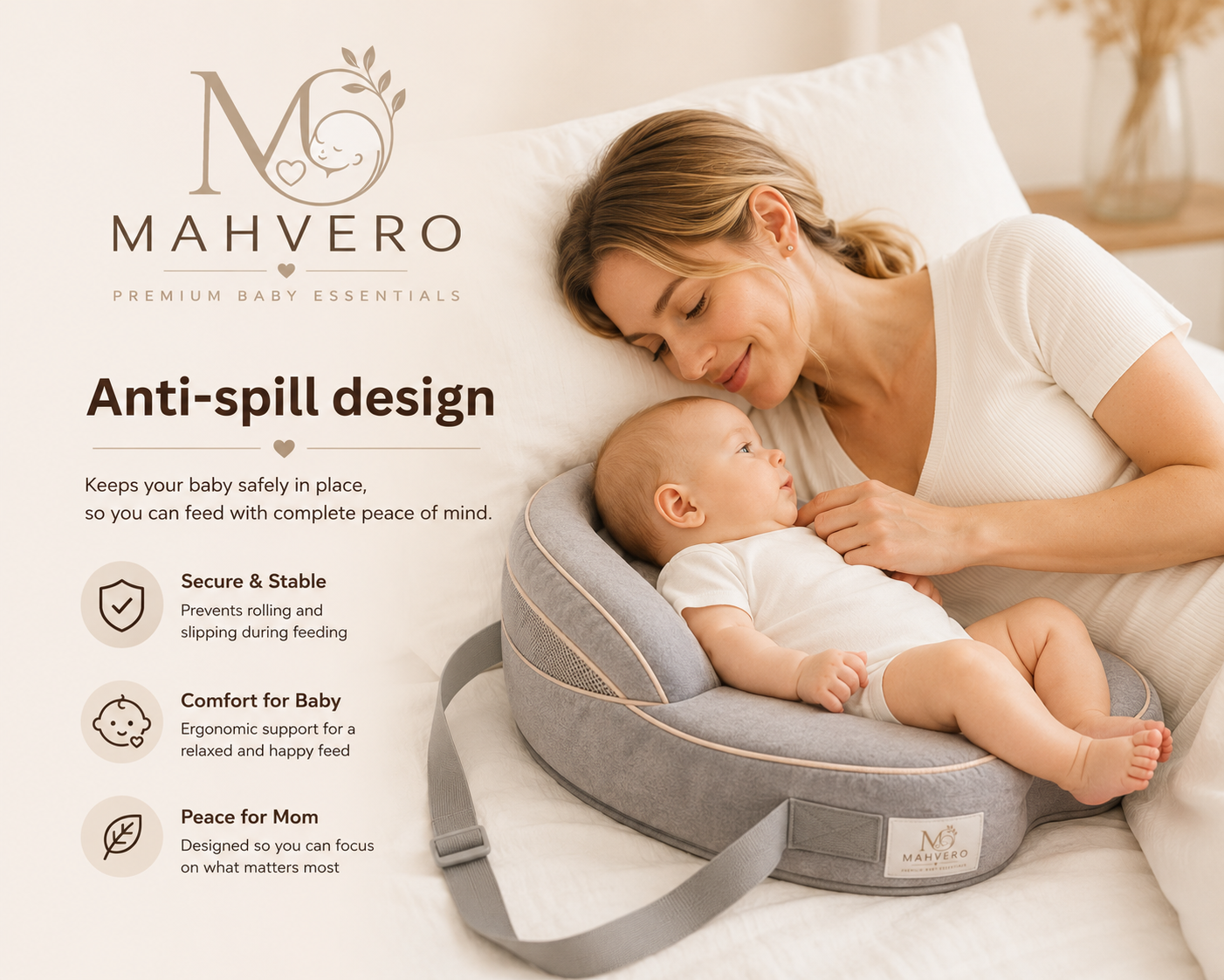 MAHVERO Baby Feeding Support Pillow