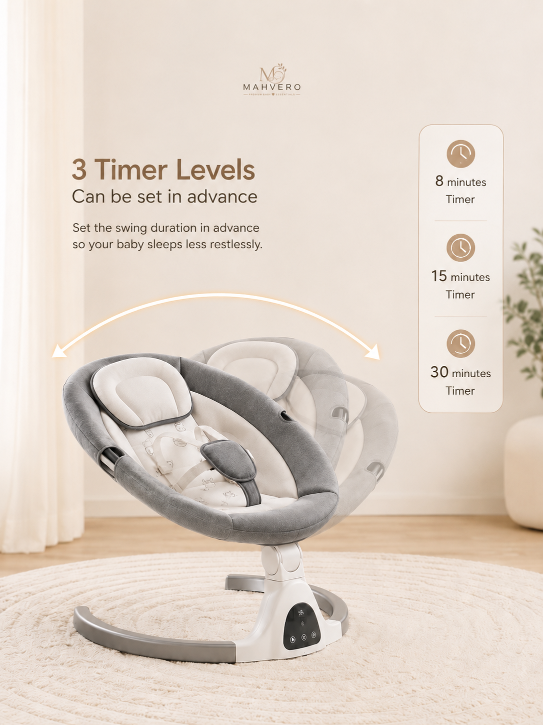 CalmNest™ Electric Baby Swing
