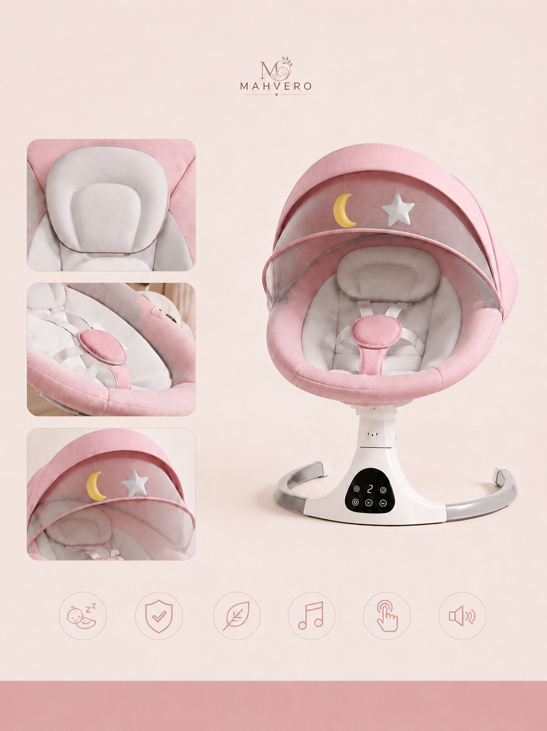CalmNest™ Electric Baby Swing