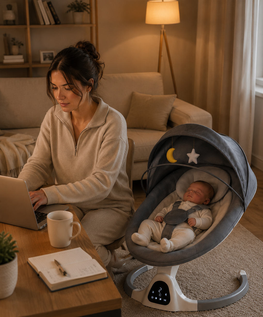 CalmNest™ Electric Baby Swing