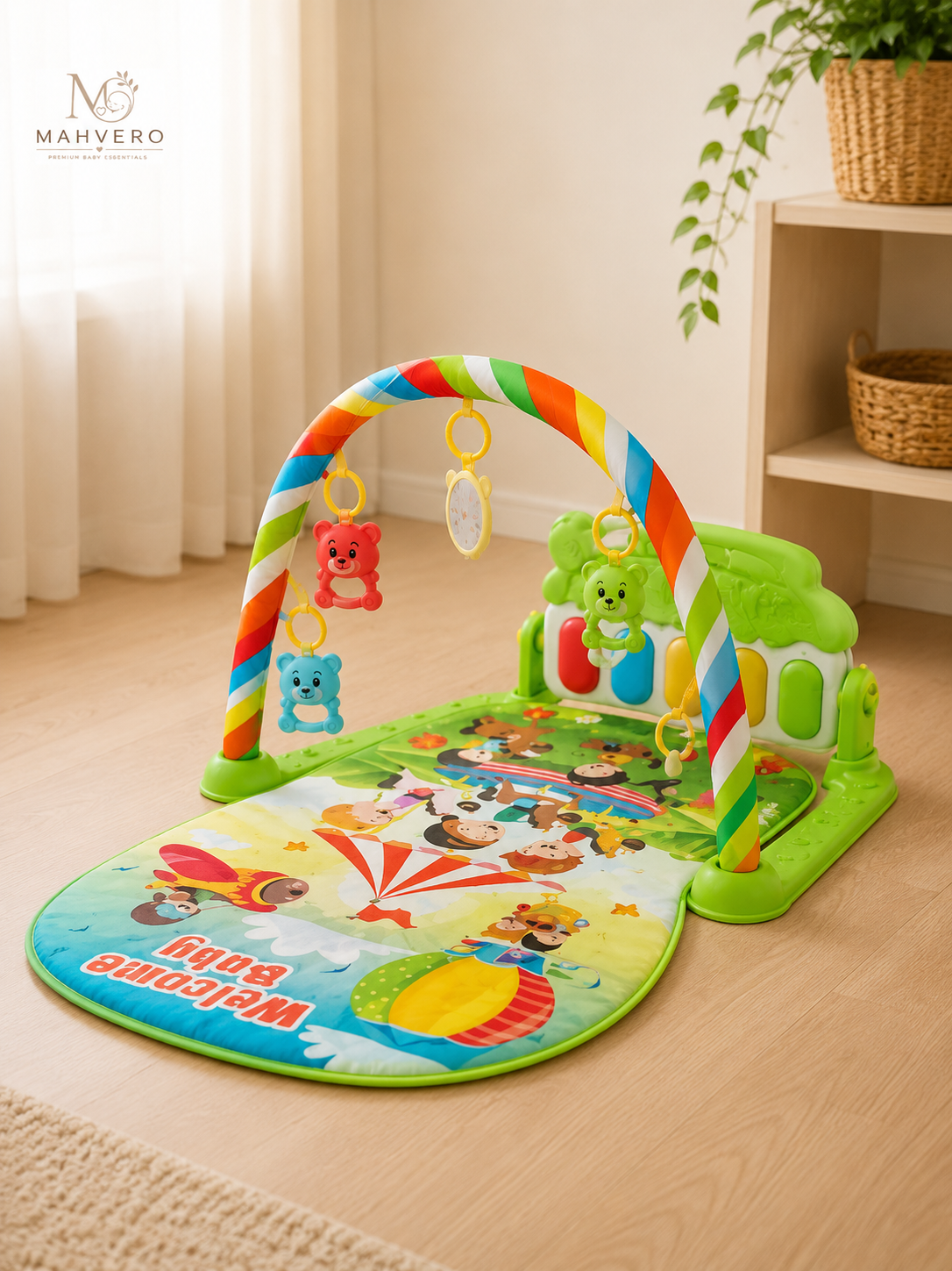 PlayNest™ Baby Piano Gym
